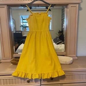 Vintage 60’s Canary Yellow Dress